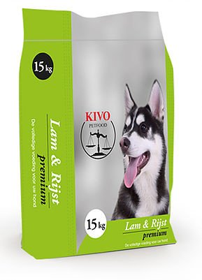 Kivo Lam & Rijst Premium brokken geëxtrudeerd - Floris Vlees