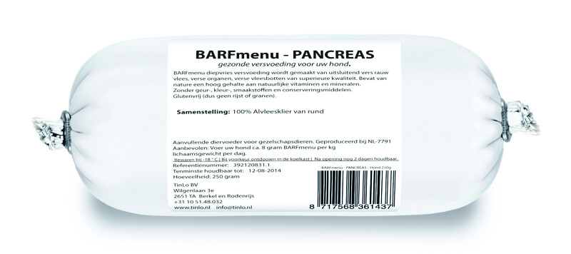 Barfmenu Pancreas KVV - Floris Vlees