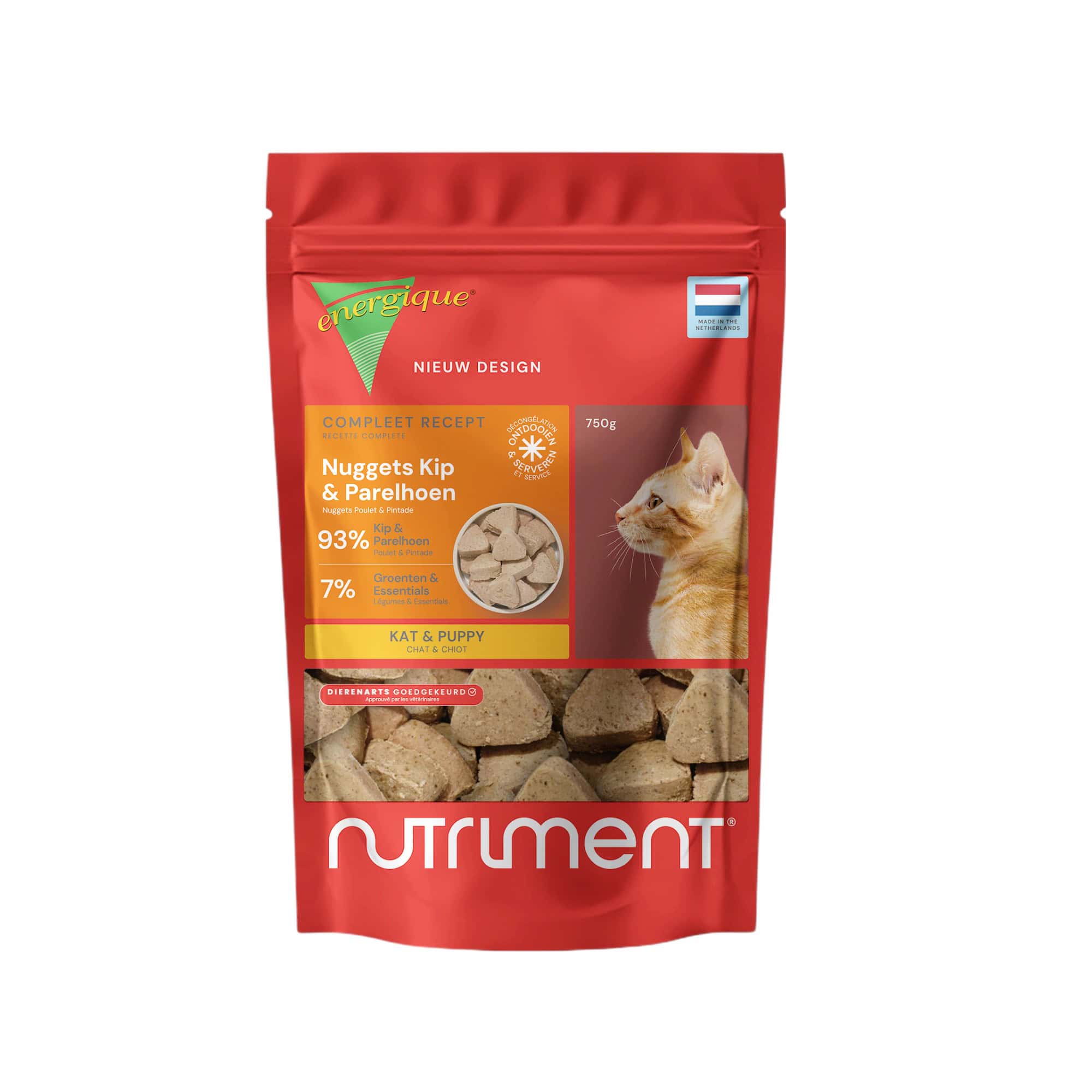Energique KAT Kip / Parelhoen mix