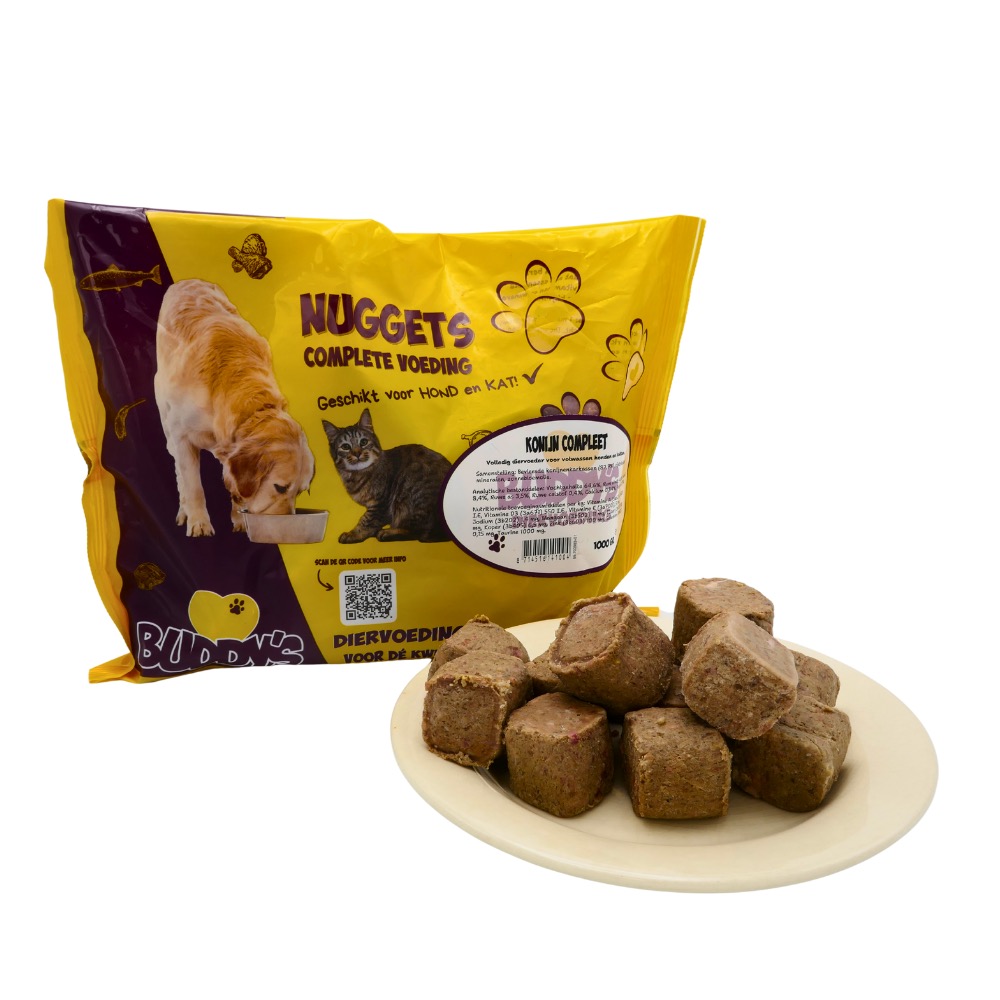 Buddy nuggets konijn bestellen