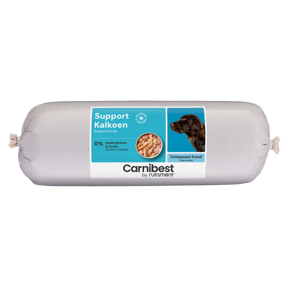 Carnibest Support Kalkoen koolhydraat arm vlees hond
