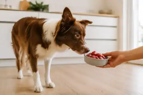 vers vlees kieskeurige hond