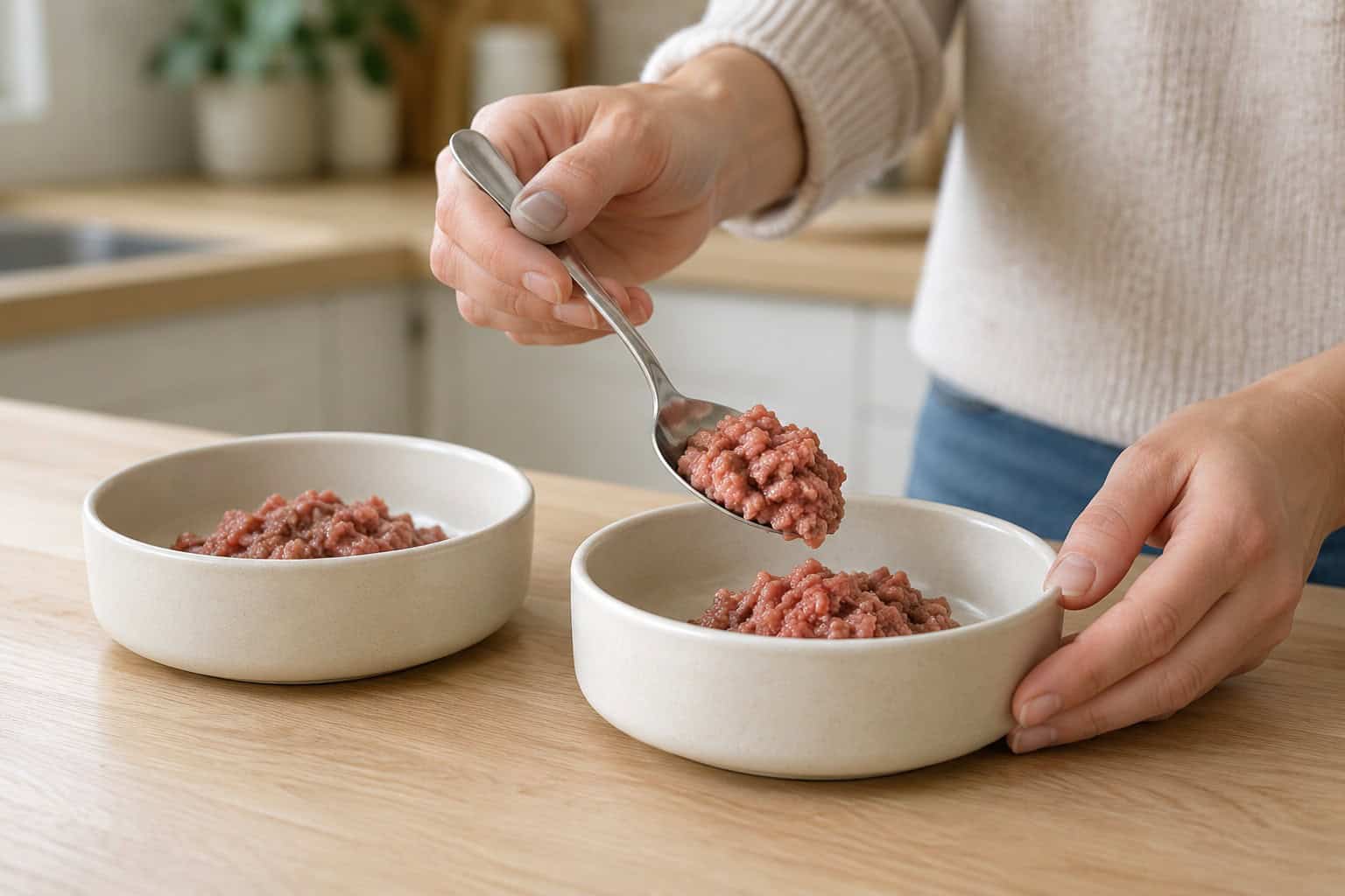 Gemalen KVV wordt verdeeld over twee kleine voerbakjes.